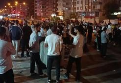 Batman’da otomobilin çarptığı 2 kişi yaralandı; mahalleli yolu trafiğe kapattı