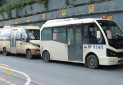 Minibüs şoförlerinden 'Hattımızı iptal edin' eylemi