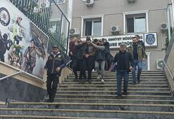 Sanal medyada şiddet içerikli yayınlar yaptığı belirlenen 10 şüpheli adliyeye sevk edildi