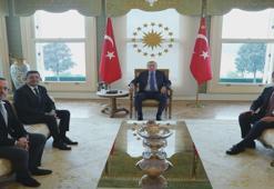 Cumhurbaşkanı Erdoğan, Çekmeköy Belediye Başkanı Orhan Çerkez'i kabul etti