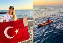 Eda Savcıgil, Catalina Kanalı'nı rekorla yüzdü
