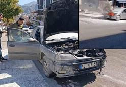KPSS’ye girdi, sınav sırasında otomobili yandı