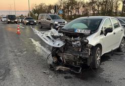 Tekirdağ'da iki otomobil çarpıştı; 5 yaralı