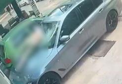 Otelin 6'ncı katından otomobilin üzerine düşen kadın ağır yaralandı
