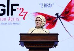 Emine Erdoğan, TÜRGEV bünyesinde faaliyet gösteren GİF'in 2027 sezon açılışında konuştu