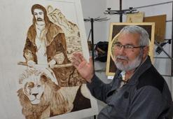 Doğadan topladığı atıkları dönüştürüp sanata çeviriyor