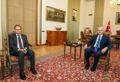 TBMM Başkanı Kurtulmuş, İtalya’nın Ankara Büyükelçisi Manzo’yu kabul etti