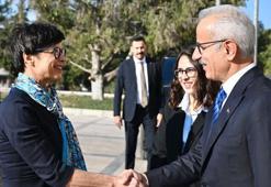 Bakan Uraloğlu, AB Komiseri Kos ile bir araya geldi