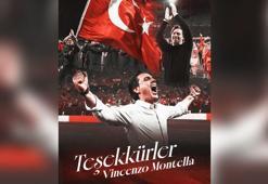 TFF’den Vincenzo Montella’ya teşekkür mesajı