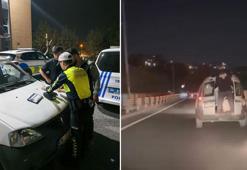 Başakşehir'de seyir halindeyken otomobil kapısından sarkan yolcu kamerada; 13 bin lira ceza yazıldı