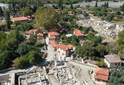 3 bin 500 yıllık Stratonikeia Antik Kenti havadan görüntülendi