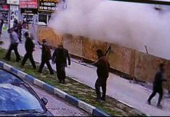 Temel kazısı sırasında bitişikteki lokanta çöktü