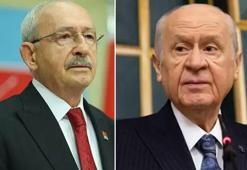 Bahçeli, Kılıçdaroğlu ile Meclis'te bir araya geldi