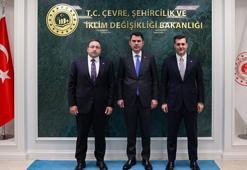 Bakan Kurum, Üsküdar Belediye Başkan Vekili Gültekin'i kabul etti