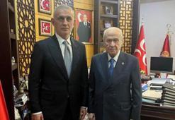Devlet Bahçeli, TFF Başkanı Hacıosmanoğlu'nu kabul etti