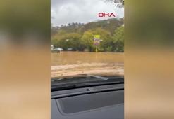 Beykoz’da sağanak nedeniyle yollar göle döndü; araçlar yolda kaldı
