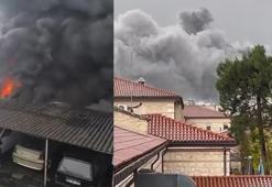 Bayrampaşa'da sanayi sitesinde yangın