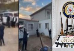 Foça’da düğünde havaya ateş açan 14 kişiye gözaltı