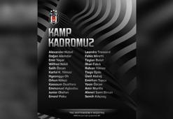 Beşiktaş'ın Hoffenheim maçı kamp kadrosu açıklandı