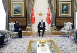 Cumhurbaşkanı Erdoğan, Özbekistan Cumhurbaşkanlığı İdaresi Başkanı Mirziyoyeva'yı kabul etti