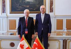 TBMM Başkanı Kurtulmuş, Kanada Avam Meclisi Başkanı Scarpaleggia ile bir araya geldi