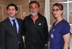 Cebinde taşıdığı iple ayağını kaldırıyordu, ameliyattan bir gün sonra yürüdü