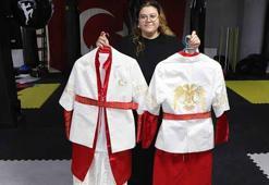 Selçuklu motifleriyle süslediği tasarımlarıyla Türk sporcuları giydirmek istiyor