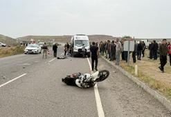 Bismil’de minibüsle çarpışan motosikletin sürücüsü 14 yaşındaki Enes, hayatını kaybetti