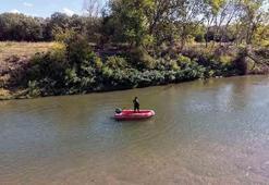 Meriç Nehri’nde kaybolan 2 çocuğu arama çalışmaları 2'nci gününde