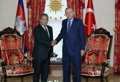 Cumhurbaşkanı Erdoğan, Kamboçya Başbakanı Manet'i kabul etti
