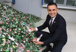 Samsunlu Turgay Baş, 100 bin içecek ambalajı toplama hedefine ilk ulaşan kişi oldu