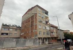 Küçükçekmece'de çatlaklar oluşan ve sesler gelen 7 katlı bina tahliye edildi