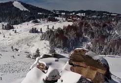 Uludağ’da kar kalınlığı 20 santime ulaştı