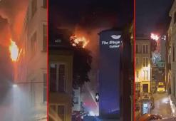 Beyoğlu'nda otelde yangın