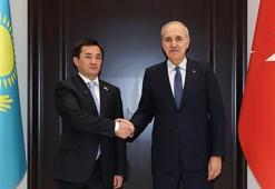 TBMM Başkanı Kurtulmuş, Kazakistan Kurultayı Başkanı Dadebay ile bir araya geldi