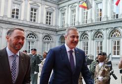 Dışişleri Bakanı Fidan, Belçikalı mevkidaşı Prevot tarafından karşılandı