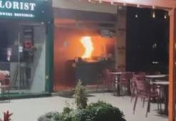 Etiler'de restoran alev alev yandı
