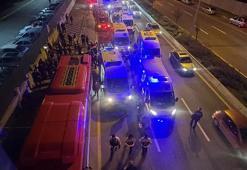Ankara'da EGO otobüsü üst geçide çarptı: 24 yaralı