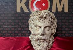 2 bin yıllık Zeus heykel başı ele geçirildi