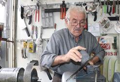 Baba mesleği bileyiciliği 60 yıldır sürdürüyor
