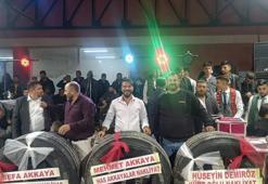 Düğünde damada kamyon lastiği hediye ettiler