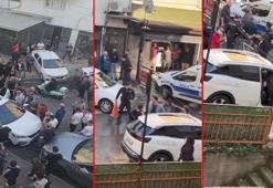 Kağıthane’de taksi şoförünün öldüğü silahlı saldırı sonrası yaşananlar kamerada