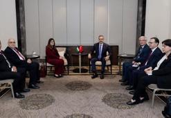 Bakan Fidan, Filistin Dışişleri Bakanı Şahin ile bir araya geldi