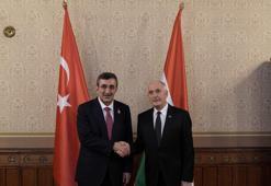Cumhurbaşkanı Yardımcısı Yılmaz, Macaristan Cumhurbaşkanı Baka ile bir araya geldi