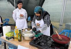 Tarihi Karakuş Tümülüsü'nde yemek yarışması