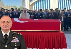 Ankara'da kazada şehit olan Albay Gökgöz, son yolculuğuna uğurlandı