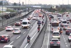 Haftanın ilk iş gününde trafik yoğunluğu
