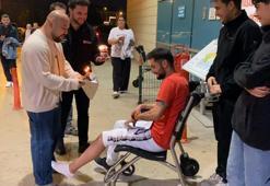Kazada yaralanan sürücüye hastanede doğum günü sürprizi