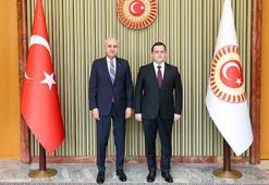 TBMM Başkanı Kurtulmuş, Kuzey Makedonya Devlet Bakanı Zeynula'yı kabul etti