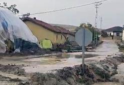 Aksaray’da etkili olan sağanak, su baskınlarına neden oldu